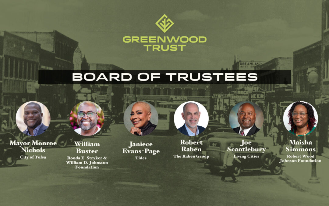 Greenwood Trust Announces First Governing Board and National Advisory Board Members